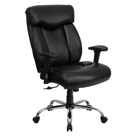 Flash Furniture Hercules Series Big and Tall Fabric or Leather Office Chair with Arms