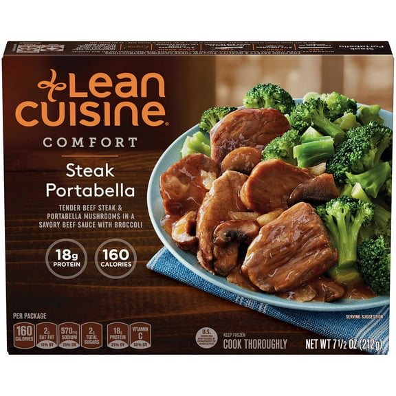 Lean Cuisine Comfort Steak Tips Portabella Entree, 7.5 ounce -- 12 per case.