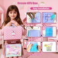 thumbnail image 2 of Weaving Loom Kit Toys & Friendship Bracelet Making Kit for Kids, Birthday Christmas Gifts for Girls Ages 6 7 8 9 10-12, Potholder Coaster Rainbow Bands Weaving Kit, Creative DIY Arts and Craft Looms, 2 of 9