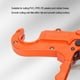 thumbnail image 3 of Cortador de Tubbería de Pvc, Seguro 0.24-1.42 Pulgadas Dia Diar Ergonímico Cortador de tubo de Trinazo de Aleación de aluminio Eficiento para Mangueras de Plástico PEX PEX, 3 of 7