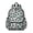 Blue Leopard Print, variant on Blue Leopard Print Pattern Backpack for School, Cute School Bag with Adjustable Shoulder Straps and Padded Back, 13.4"x11"x4.7"