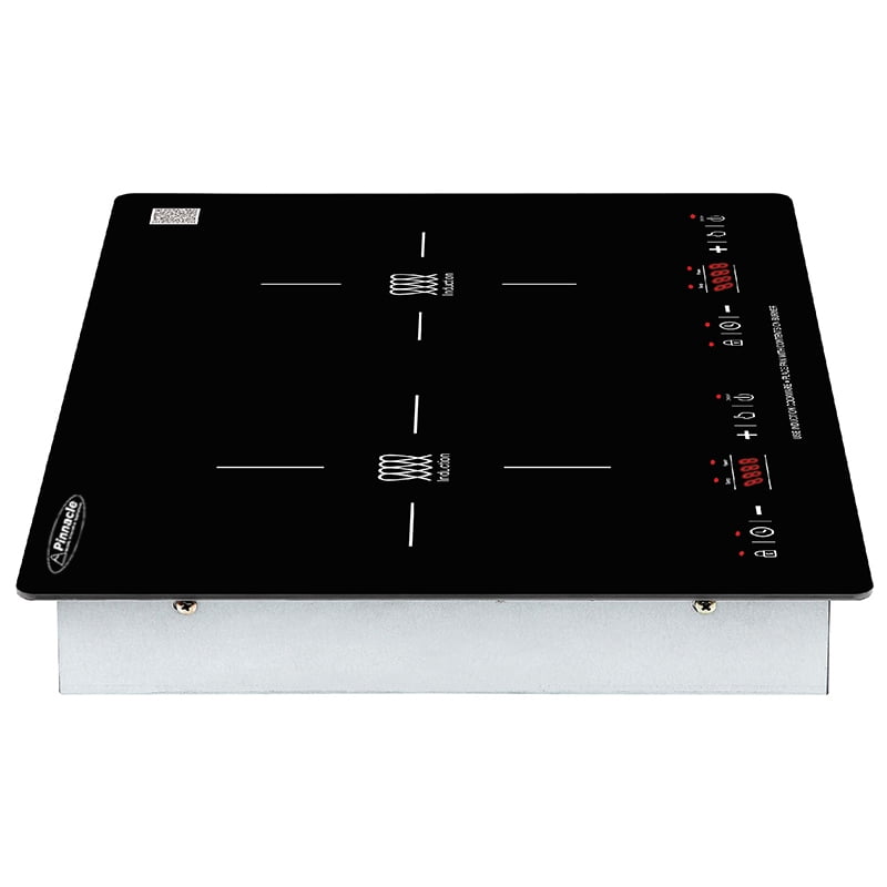 Equator 20" Built in/Freestanding 2 Horizontal Burner Induction Cooktop in Black