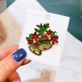 Christmas Brooch Cute Old Man Christmas Tree Christmas Decoration Badge