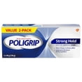thumbnail image 1 of POLIGRIP Strong Hold Denture Adhesive Cream, 2 Pack, 1 of 8