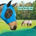 thumbnail image 3 of Kokovifyves Home and Garden Clearance Anti-Fly Mesh Equine Mask Comfort Fit Fly Mask Protects Eyes and Ears, 3 of 7