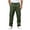 Army Green, variant on Men's & Big Men's Cargo Pants Casual Elastic Waist Straight Leg Pants with Multi Pockets Outdoor Trousers
