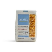 DeLallo, Fusilli Pasta, Twisted Shape, Made in Italy, Cooks in 11 Minutes, Non-GMO, Shelf Stable, 1 lb Bag