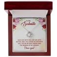 thumbnail image 4 of To My Soulmate You're My Best Friend Infinity Knot Necklace Message Card, 4 of 17