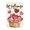Watermelon Red, variant on Flags Banners & Accessories Linen Garden Flag Valentine Rose Design Double Printed Holiday for Outdoor Yard Garden Home Accessory