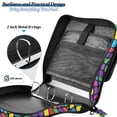 thumbnail image 4 of FORMRS Zipper Binder with Shoulder Strap 2-inch Ring 500 Sheet Capacity File Bag, Colorful Psychedelic, 4 of 5