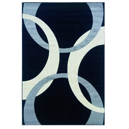 Wildon Home Apolinaria Blue Area Rug
