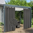 thumbnail image 1 of Cortinas para Exterior Easy-Going Impermeables 100% Gris Oscuro 54x120 cm, 1 of 7