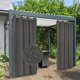 thumbnail image 1 of Cortinas para Exterior Easy-Going Impermeables 100% Gris Oscuro 54x120 cm, 1 of 7