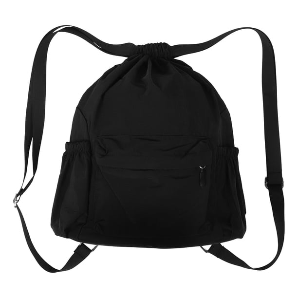 Mochila ligera con cordón para mujer, bolsa de almacenamiento con cordón, bolsa pequeña para gimnasio, mochila con cordón para mujer, mochila ligera de viaje
