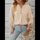 thumbnail image 5 of Camisas Holgadas de Larga Tipo Farol para Mujer, Blusas con Puños Fruncidos para el Trabajo, Blusas de Otoño. Albaricoque XXL, 5 of 10