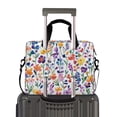 thumbnail image 2 of FORMRS 16" Laptop Bag Carrying Sleeve Case with Handle Travel Shoulder Briefcase, Purple Wildflower Pattern, 2 of 8
