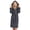 Dark Grey, variant on Women’s Robe Plush Soft Robe Fluffy,Warm Hooded Bathrobes for Women