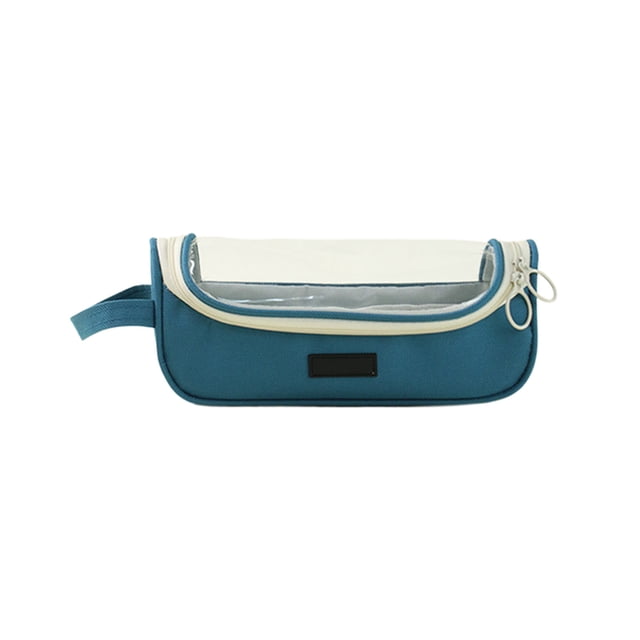 Large Capacity Pencil Case for School Students with Compartments and Macaron Color Design 22 cm x 9.5 cm x 8.2 cm