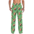 thumbnail image 4 of FORMRS Mens Pajama Pants with Pockets Cotton Sleepwear Lounge Bottoms Sizes S-2XL, American Footballs, 4 of 7