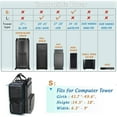 thumbnail image 5 of Computer Desktop Tower Carrying Case PC Bag for Computer Main Processor Case Keypad Cable and Earphone, 5 of 9