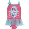 thumbnail image 1 of Disney Frozen Swimsuit, Blue/Pink, 4, 1 of 1