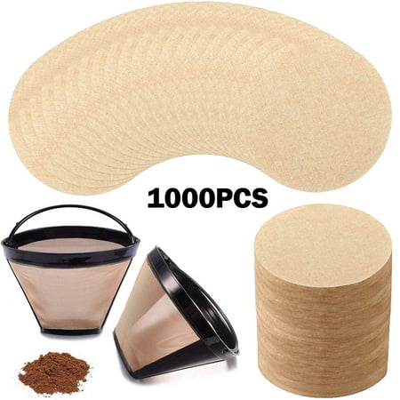 

Skycarper 1000 Pcs Filter Papers 64mm/2.5 Unbleached Coffee Filters Round Replacement Fits for Coffee and Espresso Makers