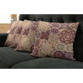 thumbnail image 5 of Ambesonne Vintage Throw Pillow Cover 4 Pack, Antique Morroccan Art, 16", Dried Rose Ivory, 5 of 5