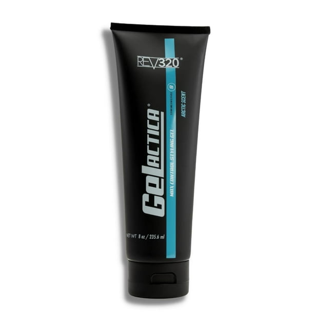 Gelactica - Gel para el cabello con control de bordes - Producto para el cabello natural de fijación atrevida - Gel para peinar - Fijación fuerte (8 oz)