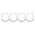 thumbnail image 2 of Exlonjet Larabee Dot 4-Piece Stemless White Wine Glass Set, 12 fluid ounces, 2 of 2