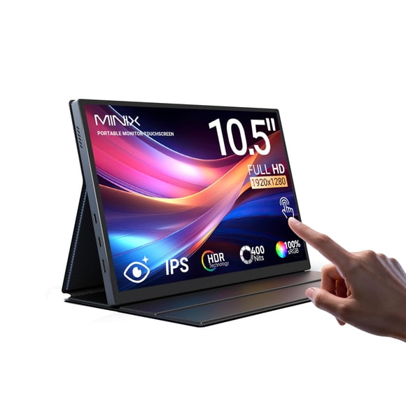 Monitor portátil MINIX SF10T de 10,5" con pantalla táctil IPS