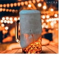 thumbnail image 3 of Juego de 4 Tarros Cerveceros Elegantes de Cristal de 500 ML con Diseño de Rombos en la parte Inferior, 3 of 6