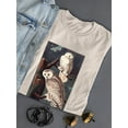 thumbnail image 3 of Snowy Owl. T-Shirt Women -John James Audubon Designs, Female 4X-Large, 3 of 4