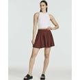 thumbnail image 6 of Real Essentials 4 Pack: Women's Soft Casual Pleated Mini Skirt - Skater A-Line Flowy Skirts (Available In Plus Size), 6 of 6