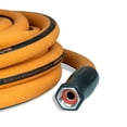 thumbnail image 3 of Blu Shield 3/4" x 50' Rubber Washdown Hose, 300 PSI, Stainless Steel GHT Fittings, Heavy-Duty Hot & Cold Water Hose for Industrial Cleaning, 3 of 8