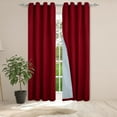 thumbnail image 1 of Safdie & Co. Rideau Jacquard 2PK 84L Occultant Rouge, 1 of 3