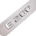 thumbnail image 2 of ZWEIP Car Rear Tail Emblem Number Letters Car Sticker For Mercedes Benz E200 E 200 Chrome Silver/ Matte Black, 2 of 2
