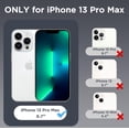 thumbnail image 2 of Case for iPhone 13 Pro Max 6.7 inch-Compatible with MagSafe &  Car Phone Mount,Not Yellowing Anti-Scratch (Purple), 2 of 14