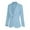 Blue, variant on CheerKidz Women's Long Sleeve Lapel Suit Jacket - Solid Color Slim Fit Blazer for Work and Casual Blouse Comfortable Wear(Blue,XL)