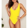 thumbnail image 5 of Women's One Piece Swimsuit Tummy Control V Neck Bathing Suits, 5 of 8