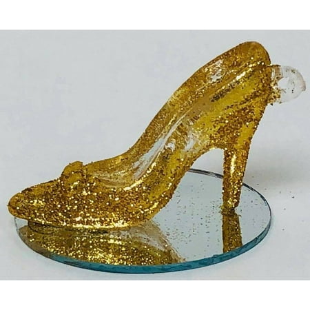 High Heel Shoe Gold Glitter Party Favor All Occasion Wedding