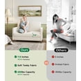 thumbnail image 6 of Welzona 51" Teddy Fabric Loveseat Sofa, Small 2-Seater Couch for Small Spaces, Tool-Free Assembly, Coffee, 6 of 10
