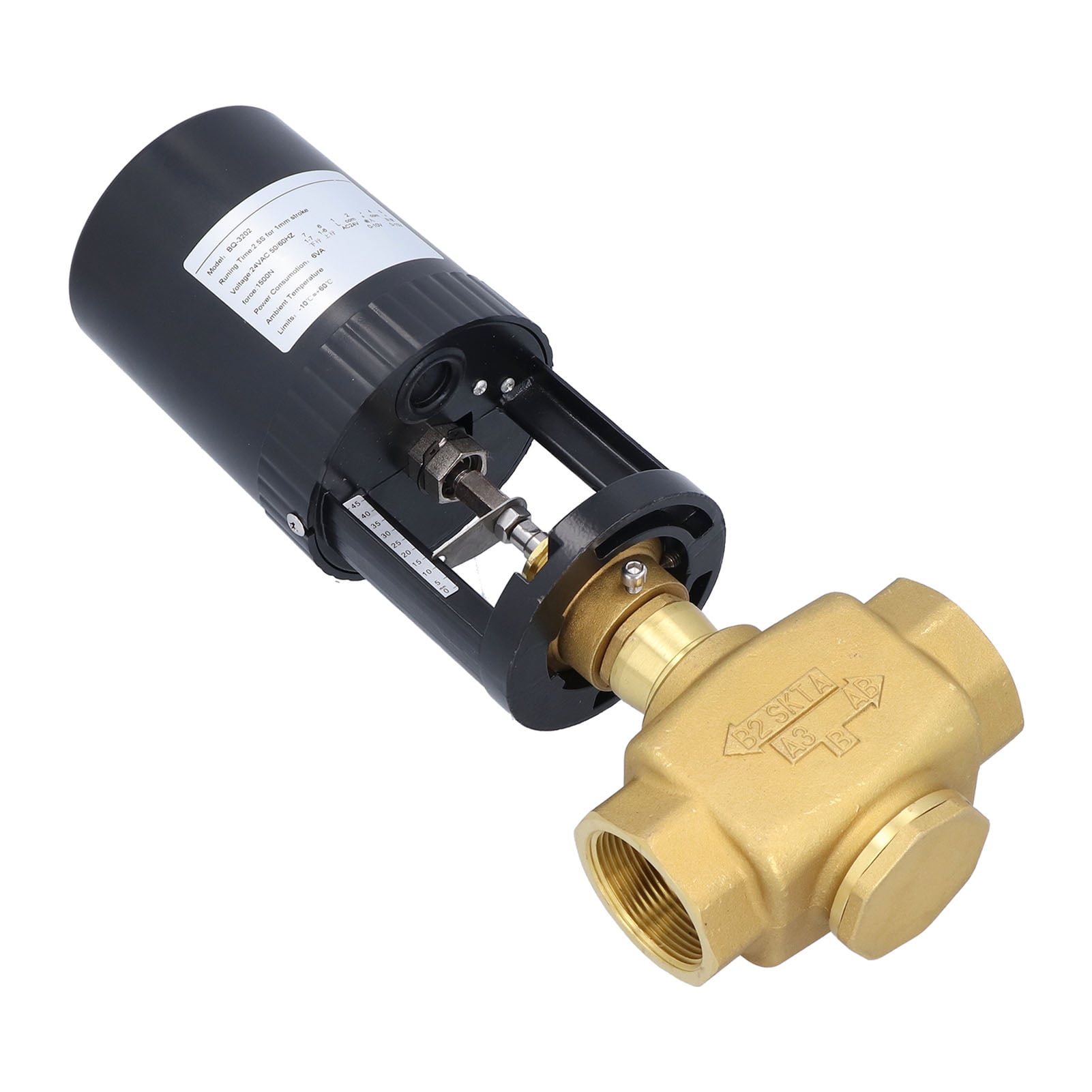 Electric Motorized Valve, Control Valves Low Noise For Equipment DN32