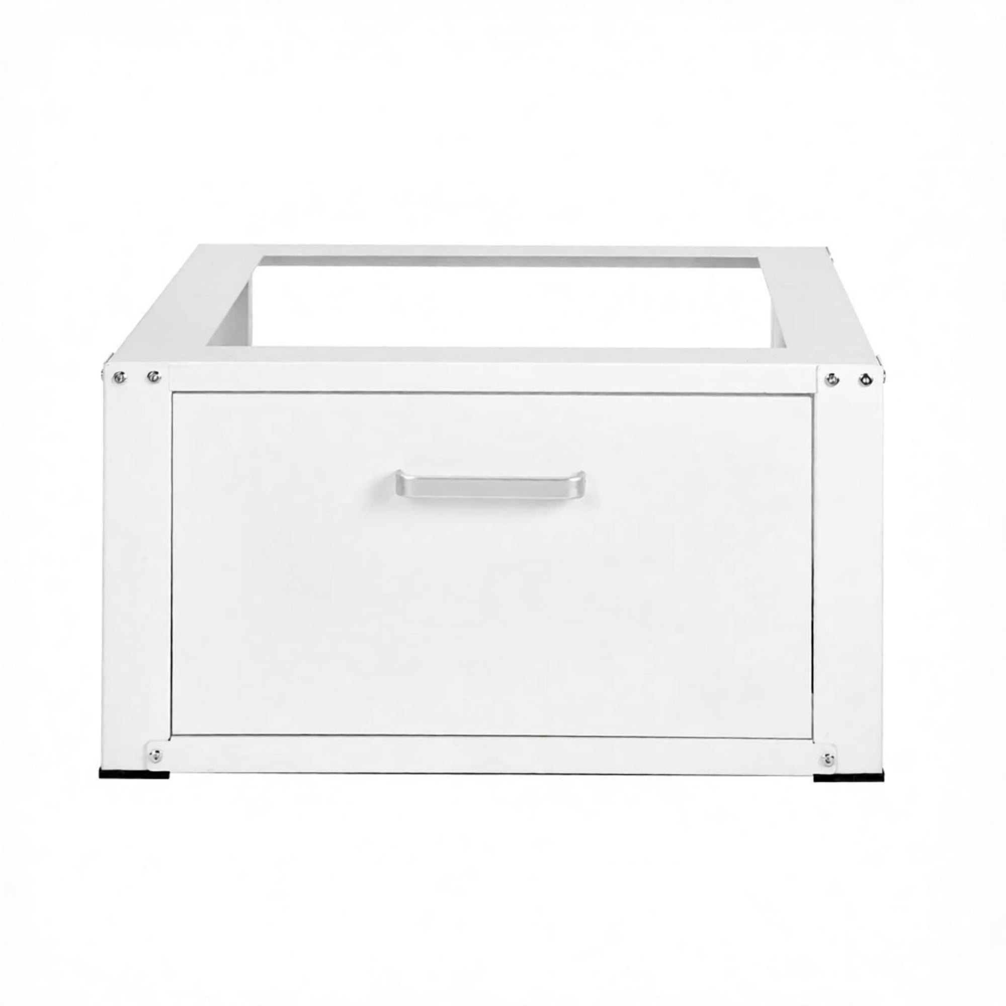 27" Wide Laundry Pedestal for Washer & Dryer, 14.4" Height 660 lbs Capacity Base Stand, Heavy Duty Universal Fit Platform with Drawer & Rich Accessories
