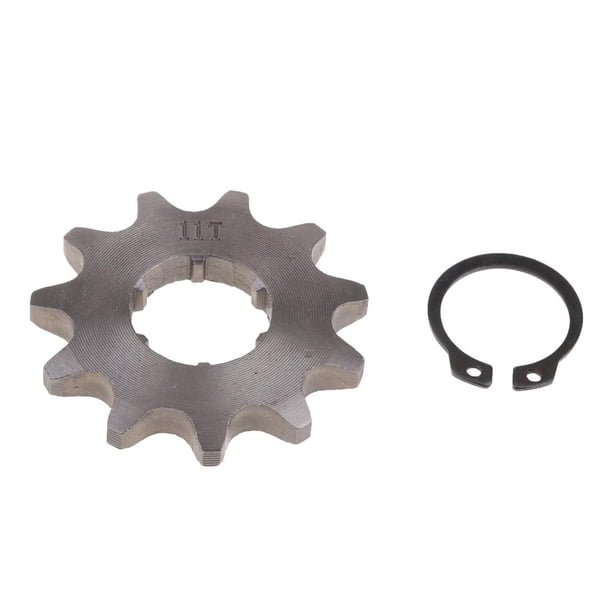 1 juego de piñones de motor de cadena piñón de motor delantero de eje de 17 mm para cadena 420 420-11T-20mm