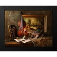 thumbnail image 2 of Morozov, Andrey 14x12 Black Modern Framed Museum Art Print Titled - Still Life With Violin And Painting, 2 of 5