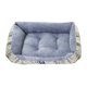 thumbnail image 1 of Sofa Vama Ropa de Cama Cama rectangular para mascotas, para gatos y perros, extra gruesa, cálida, con cojín de felpa, suave, para uso en interiores y exteriores. for Navideño, 1 of 4