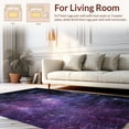 thumbnail image 2 of Ultra Soft Area Rug, Galaxy Spectrum Area, Non Slip, Stain Resistant, Washable Area Rugs for Living Room, Bedroom(Purple, 3X5), 2 of 8