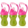 Evenflo Feeding Advanced Swing Handle Straw Cup - 10oz, Pink/Green, 3ct