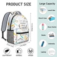 thumbnail image 6 of Waterproof School Backpack with Spinal Support - Ergonomic & Breathable Student Backpack for Teens, Lightweight Durable Bookbag with Padded Straps, Gifts for College Students & Commuters, 6 of 6