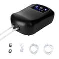 thumbnail image 1 of Bomba de aire, 80 GPH/120 GPH, bomba de oxígeno portátil recargable con salidas simples/dobles, bomba de aire ajustable para peces, aireador silencioso para pesca en interiores y exteriores (4 W), 1 of 5